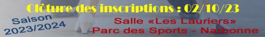 Clôture inscriptions